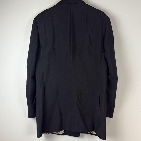 Hardy Amies for Henry Singer Mens Double Breasted Blazer Jacket 42 Tall Classic - Picture 2 of 10